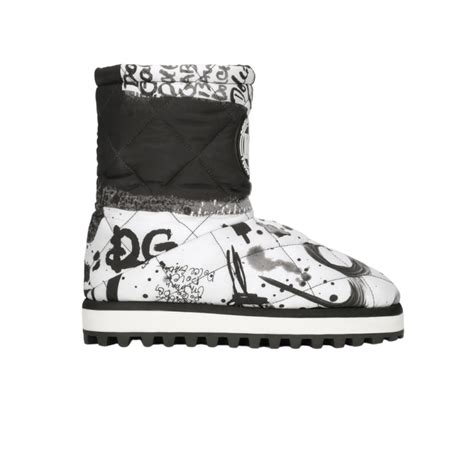 dolce gabbana moonboots|Dolce & Gabbana boots men.